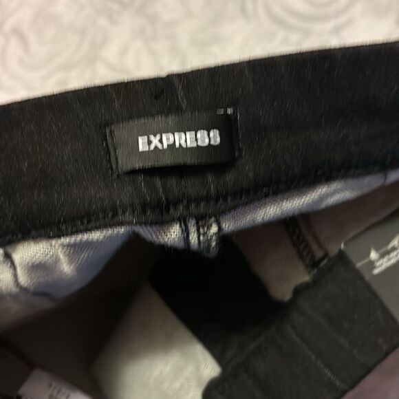 NWT. Express skinny high rise super soft knit black pull on skinny jean. Sz S - Picture 12 of 15